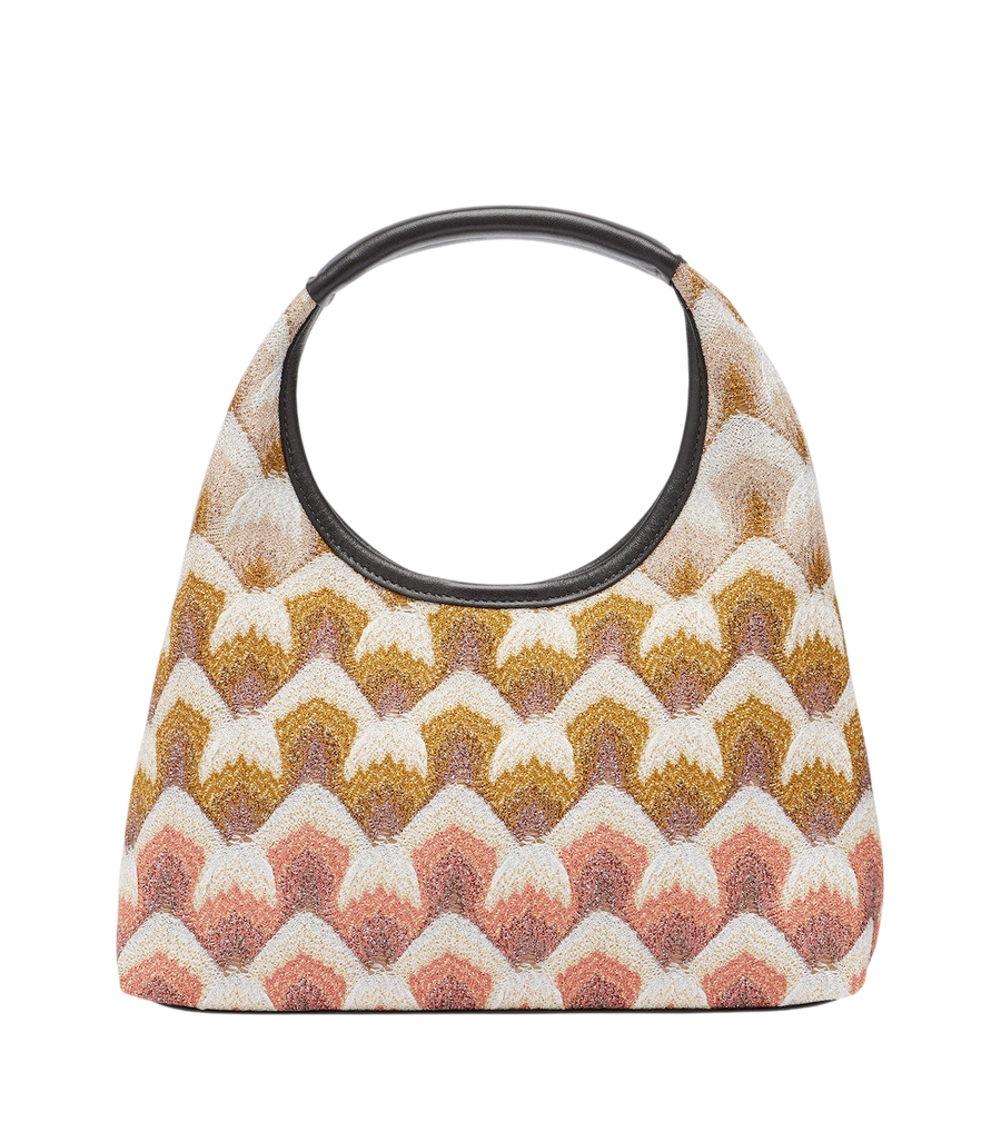 Missoni Wave Small lamé top-handle bag
