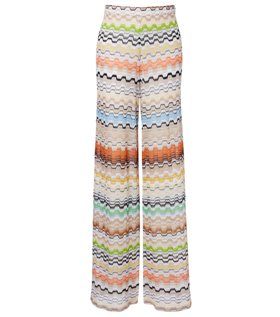 Missoni Zig Zag high-rise wide-leg pants