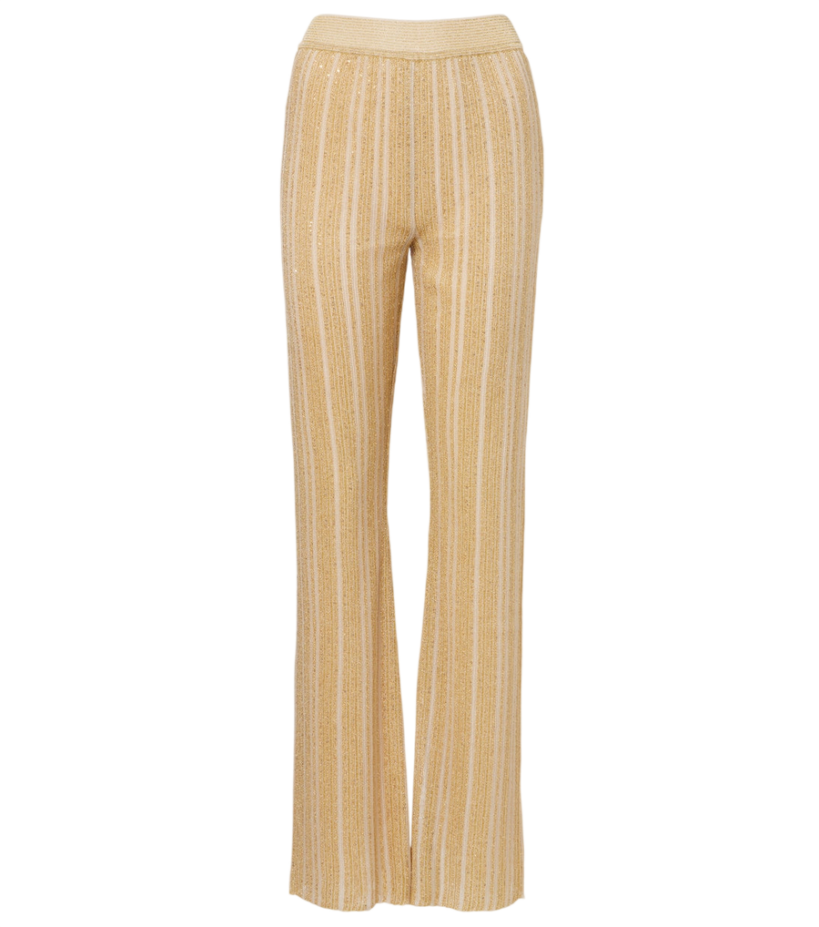 Missoni Zig Zag lamé straight pants