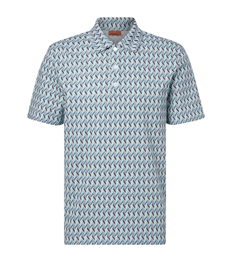 Missoni Zigzag cotton polo shirt