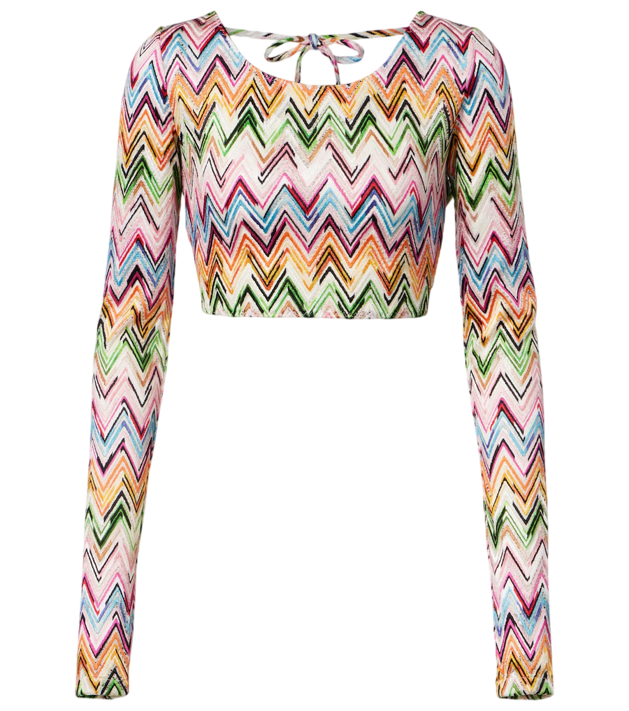 Crop top zigzag Missoni