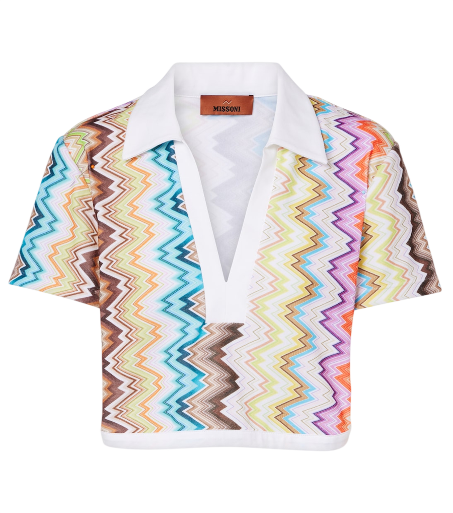 Crop top zigzag Missoni