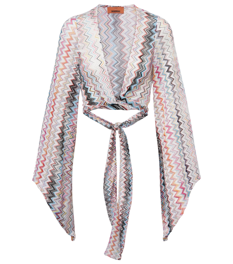 Missoni Zigzag cropped blouse