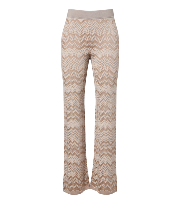Pantalones acampanados de zigzag de Missoni