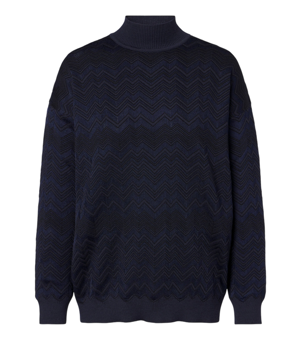 Missoni ZigZag high neck sweater