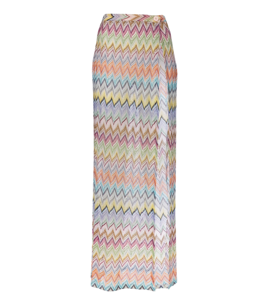 Missoni Copricostume da spiaggia in lamé a zigzag