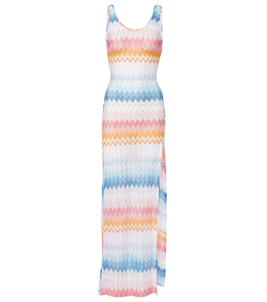 Missoni Zigzag lamé beach dress