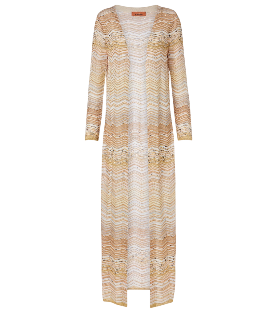 Missoni Zigzag lamé cardigan