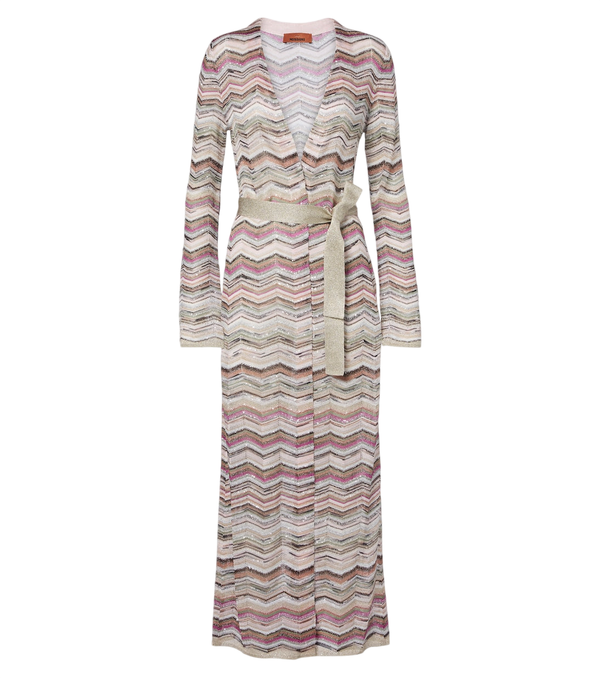 Missoni Zigzag lamé cardigan