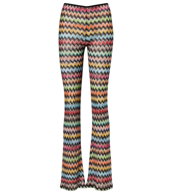 Missoni Zigzag lamé flared pants