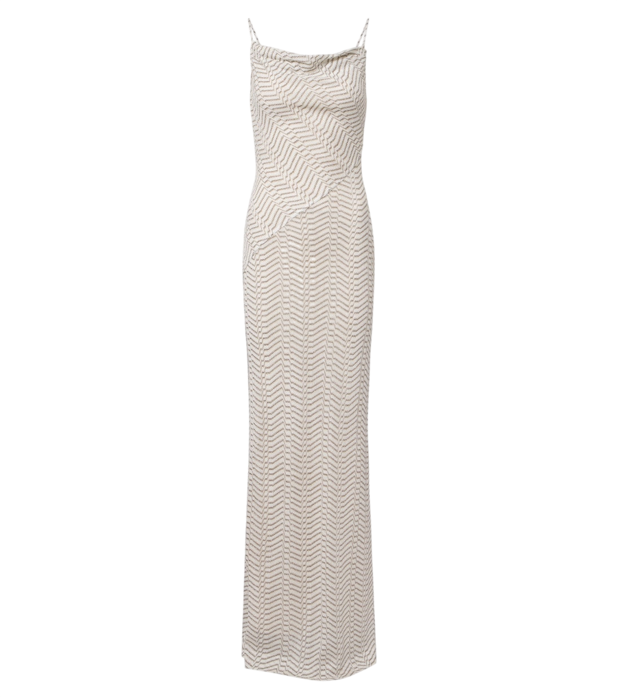 Missoni Zigzag lamé maxi dress
