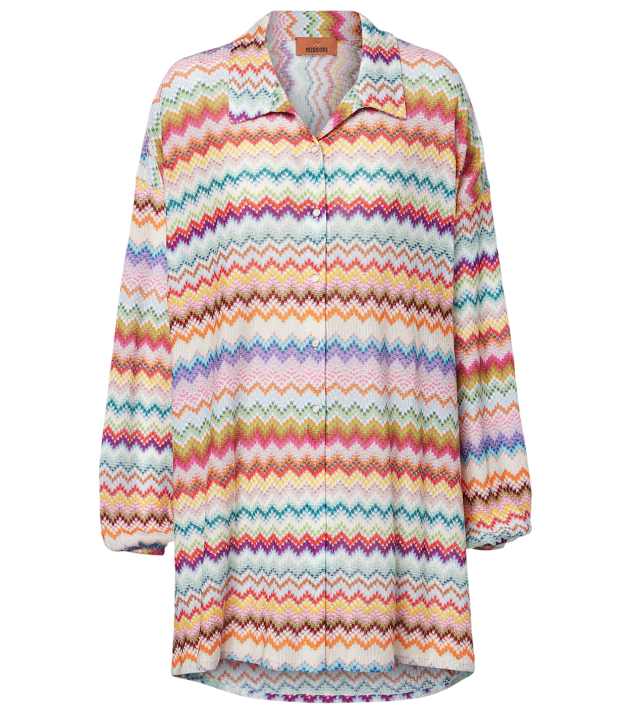 Missoni Zigzag lamé shirt