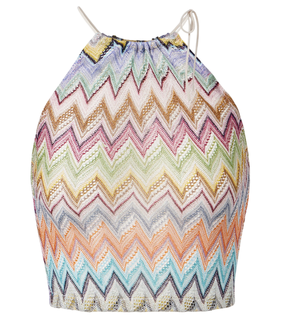 Missoni Zigzag lamé top