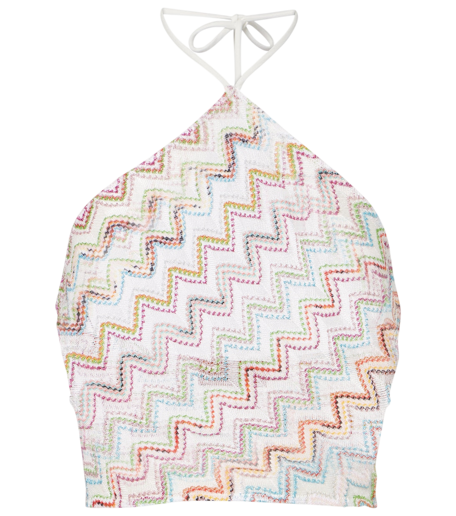 Missoni Zigzag lamé top