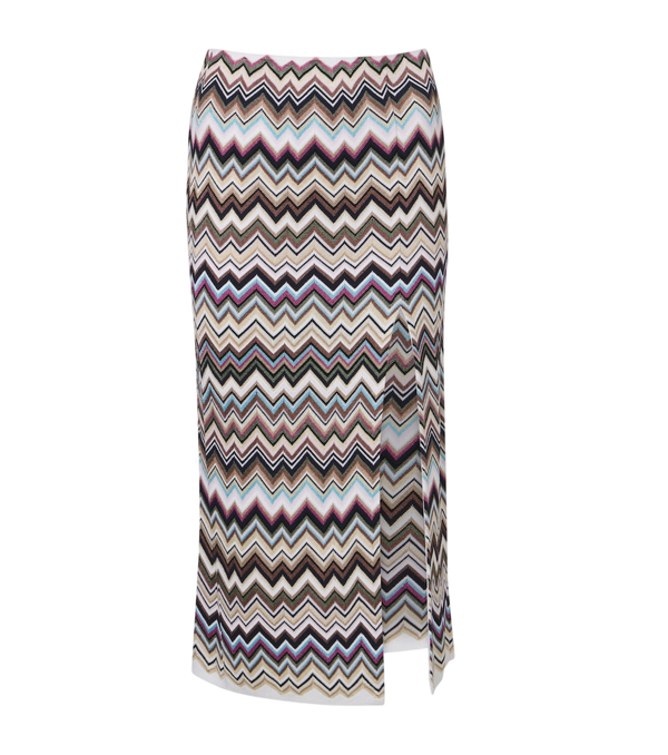 Gonna midi a zigzag Missoni