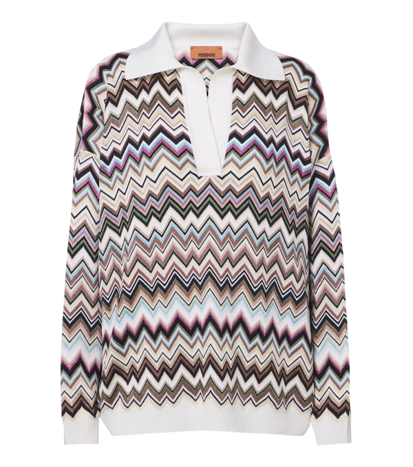 Missoni Zigzag polo sweater