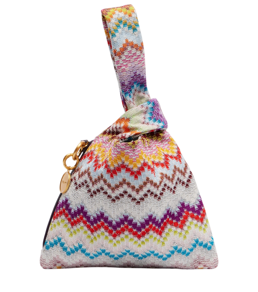 Petit sac à main Missoni en jacquard zigzag