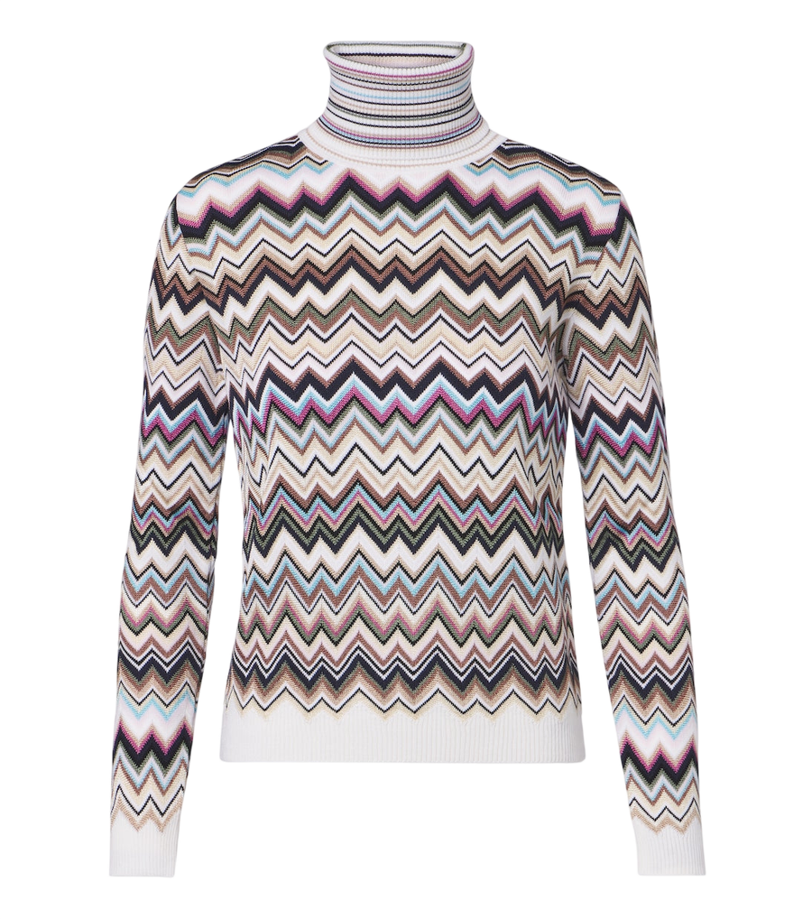 Missoni Zigzag turtleneck sweater