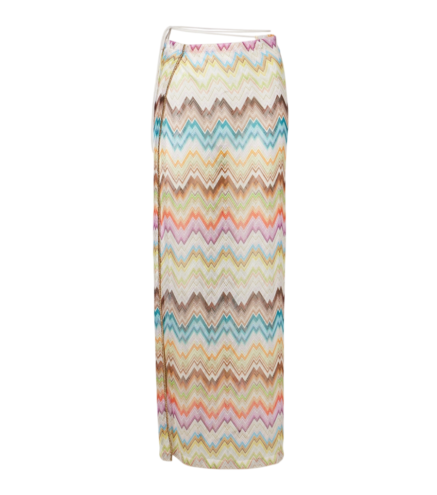 Falda cruzada en zigzag de Missoni