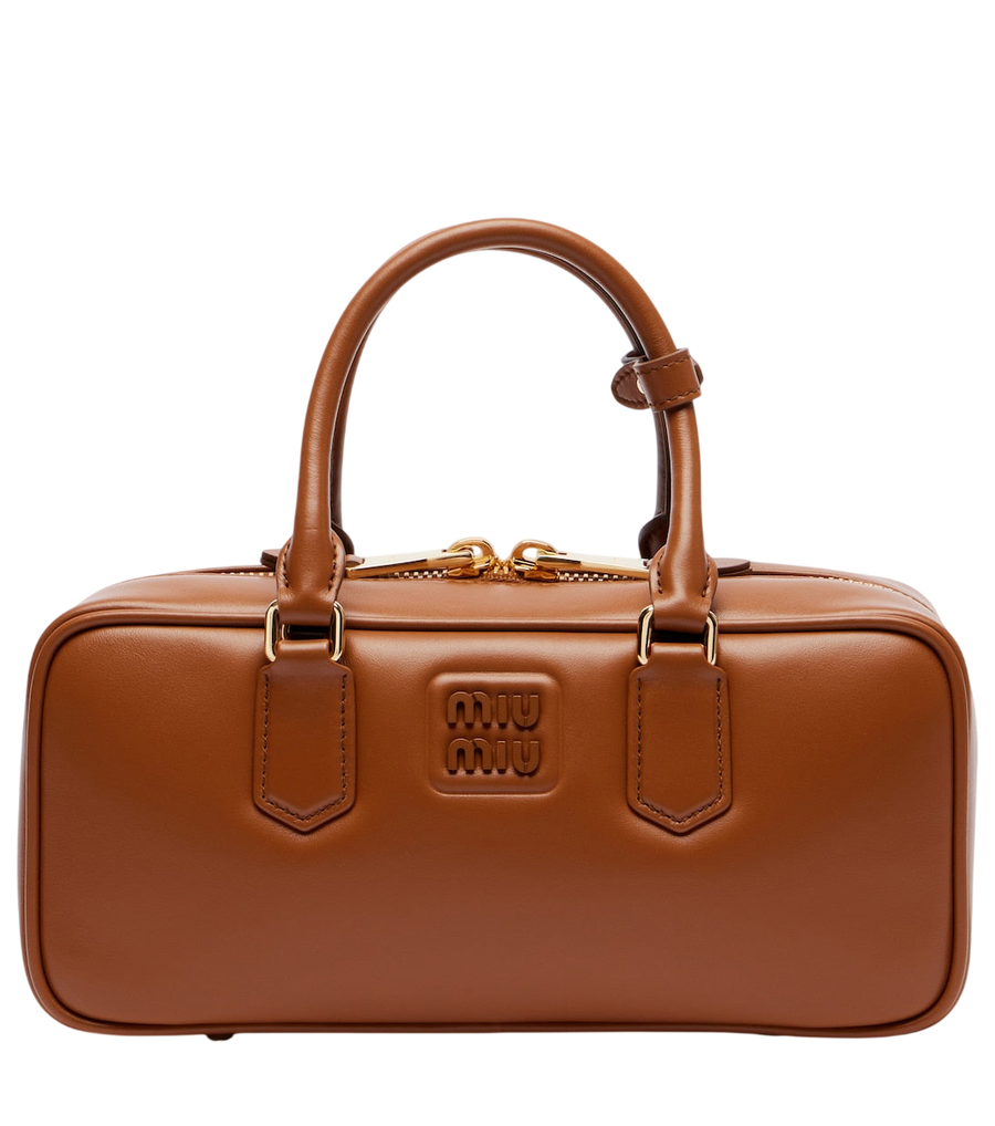 Grand sac à main Miu Miu Arcadie en cuir