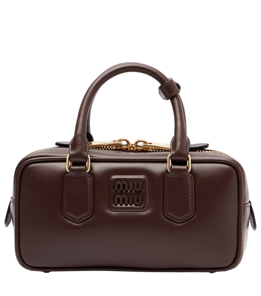 Miu Miu Arcadie leather tote bag