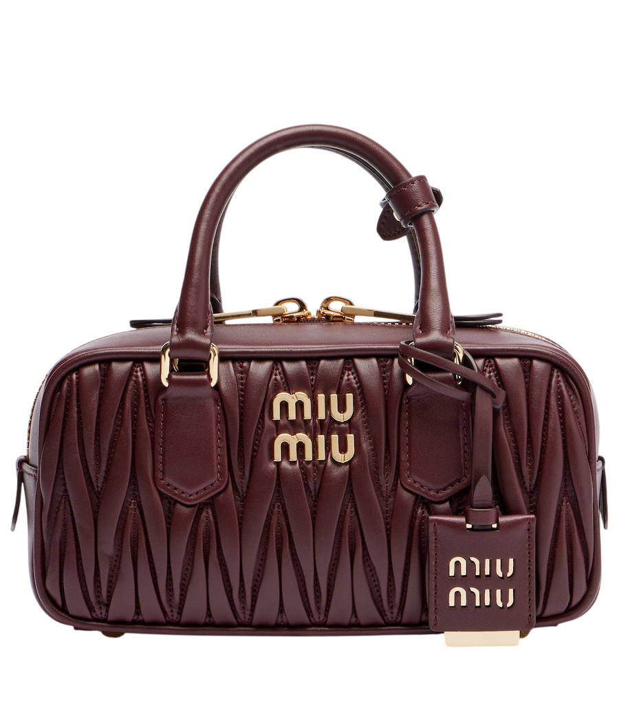 Sac à main Miu Miu Arcadie en cuir matelassé