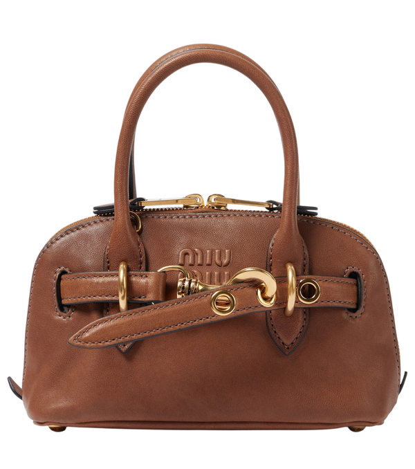 Miu Miu Aventure Mini leather tote bag