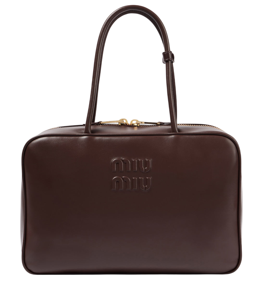 Miu Miu Beau Large leather tote bag