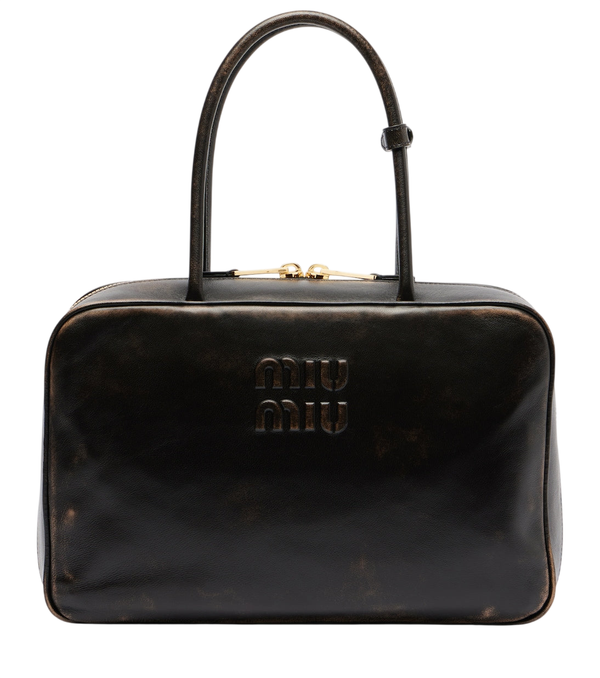 Miu Miu Beau leather tote bag