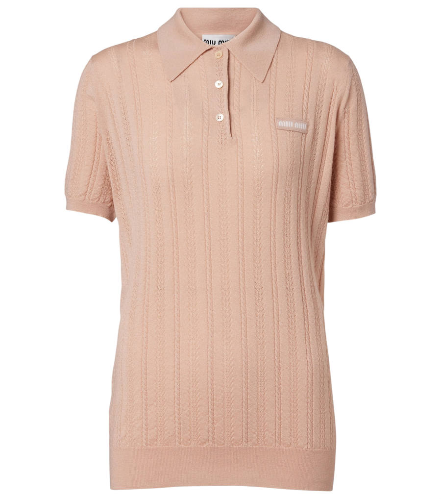 Miu Miu Cashmere polo sweater