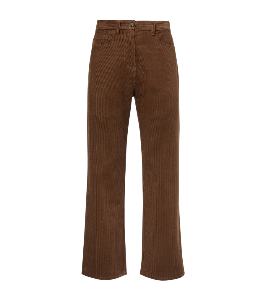 Miu Miu Cotton corduroy straight pants
