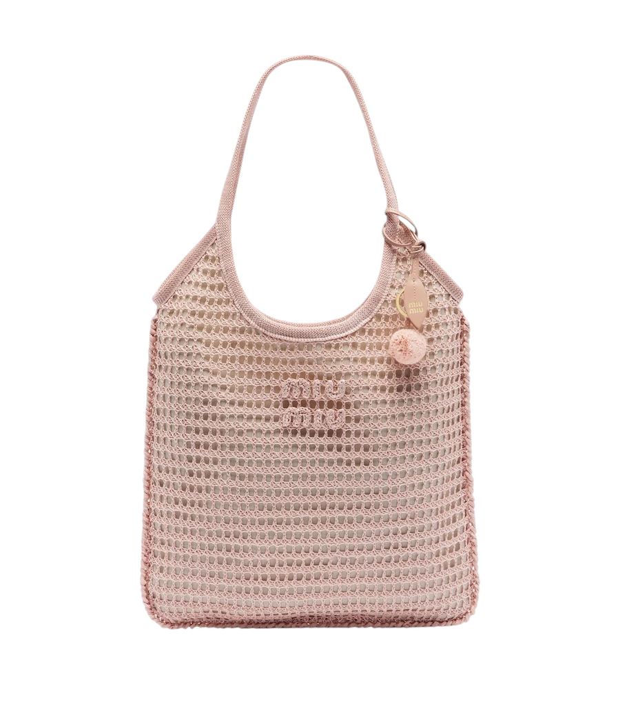 Miu Miu Ivy crochet shopper