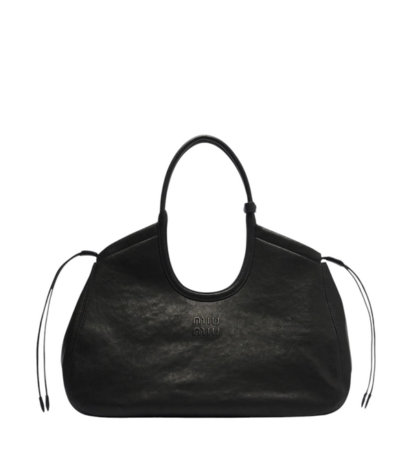 Miu Miu Ivy leather tote bag