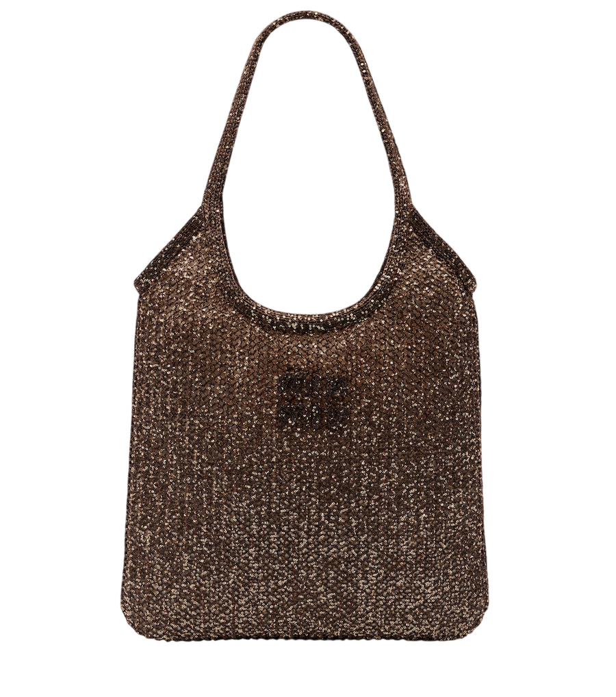 Miu Miu Ivy sequined mesh shopper