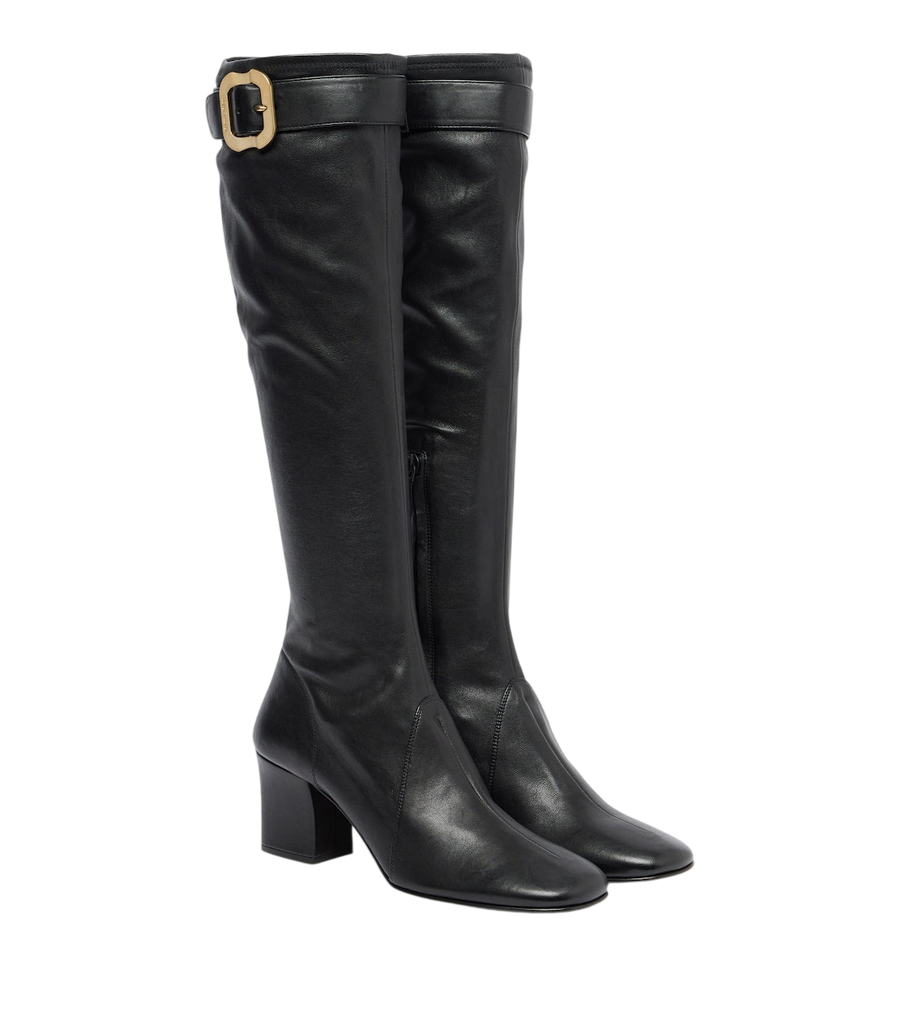Miu Miu Leather knee-high boots