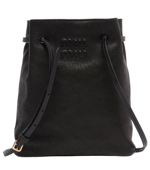 Miu Miu Logo leather crossbody bag