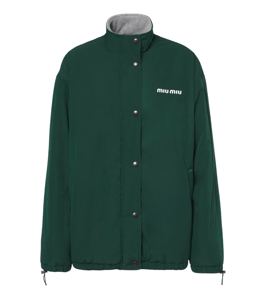Miu Miu Logo technical jacket