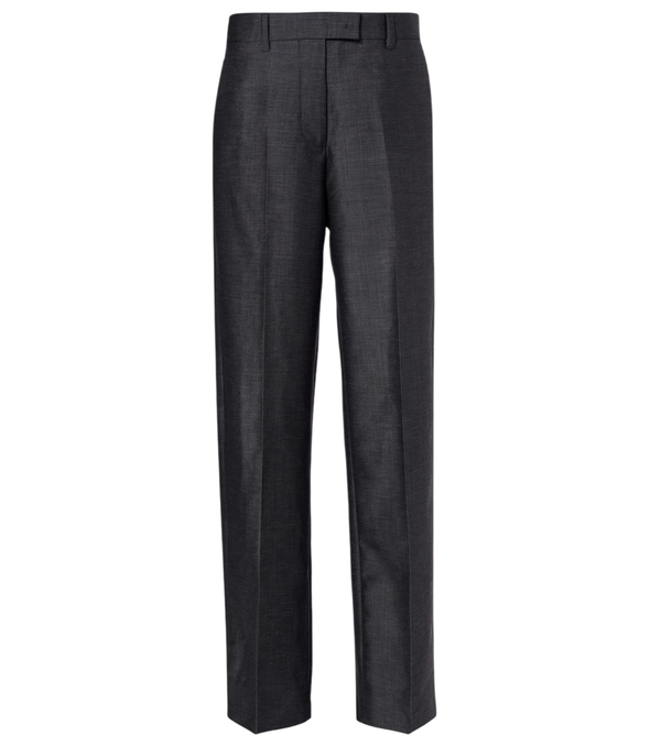 Pantalones rectos de mohair y lana de Miu Miu