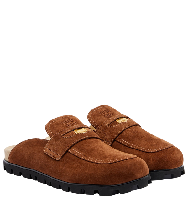 Miu Miu Oliva suede mules