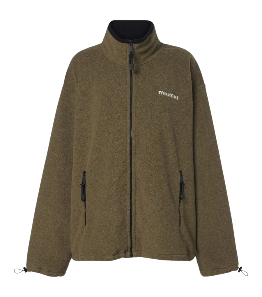 Miu Miu Oversized Fleece Jacket