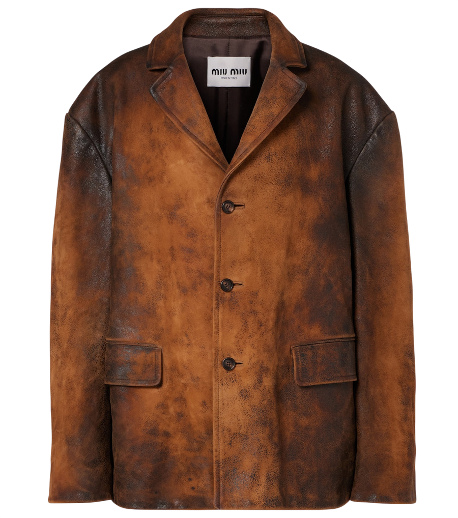 Miu Miu Oversized suede jacket