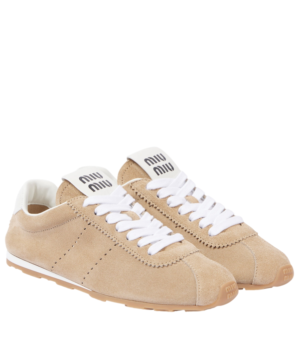 Miu Miu Plume suede sneakers