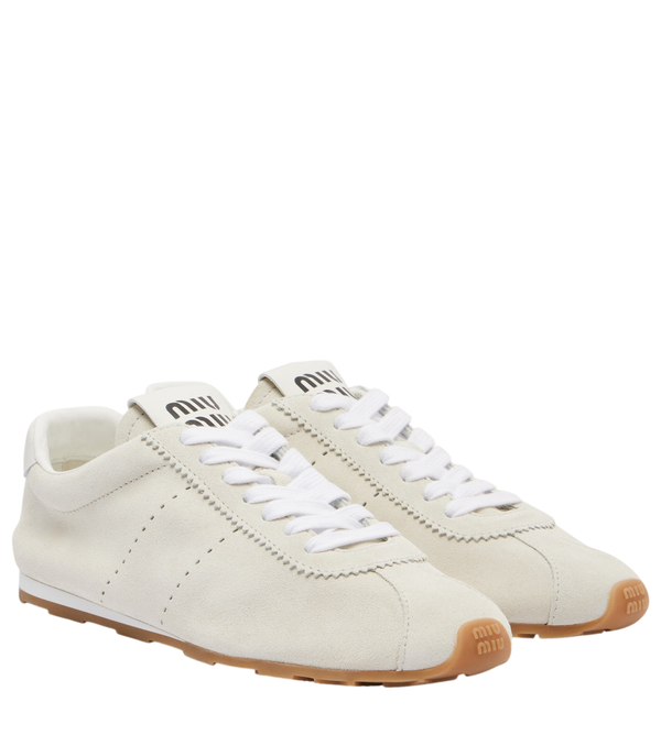 Zapatillas de ante Plume de Miu Miu