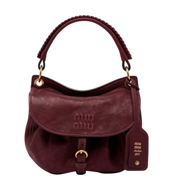Miu Miu Rendez-vous leather shoulder bag