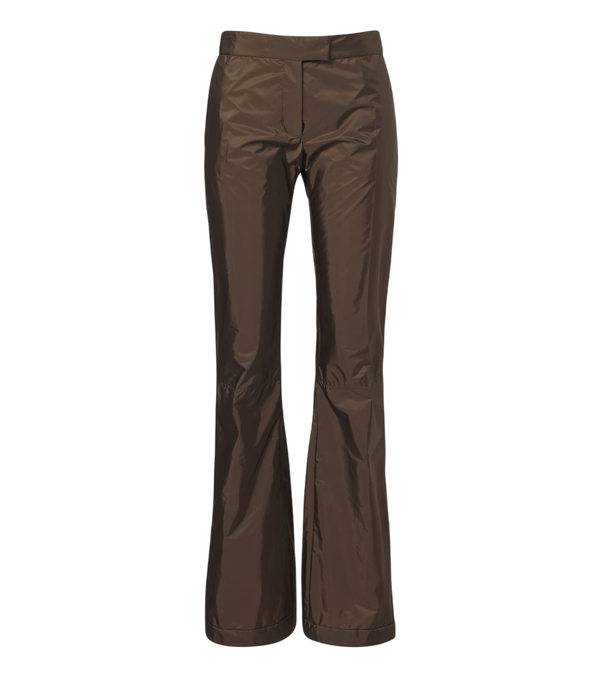 Pantalones acampanados técnicos de Miu Miu