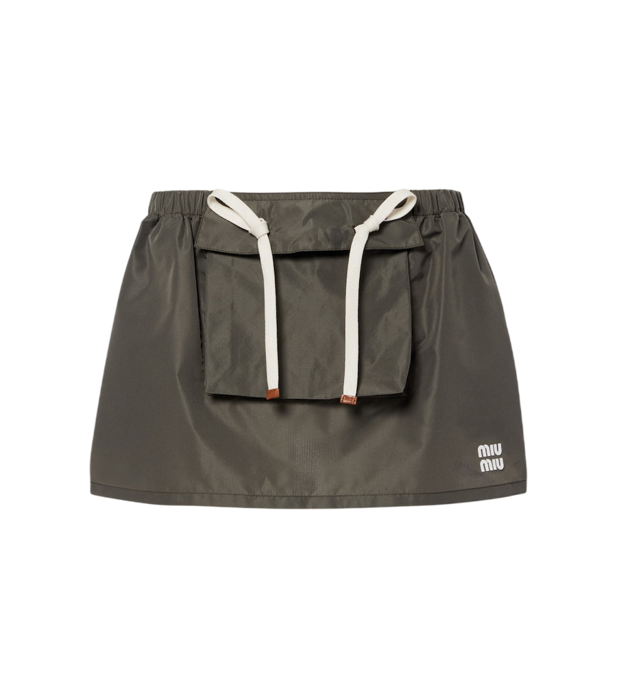 Minifalda técnica Miu Miu