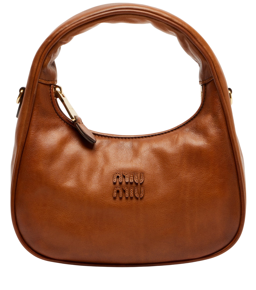 Bolso de hombro Miu Miu Wander de piel
