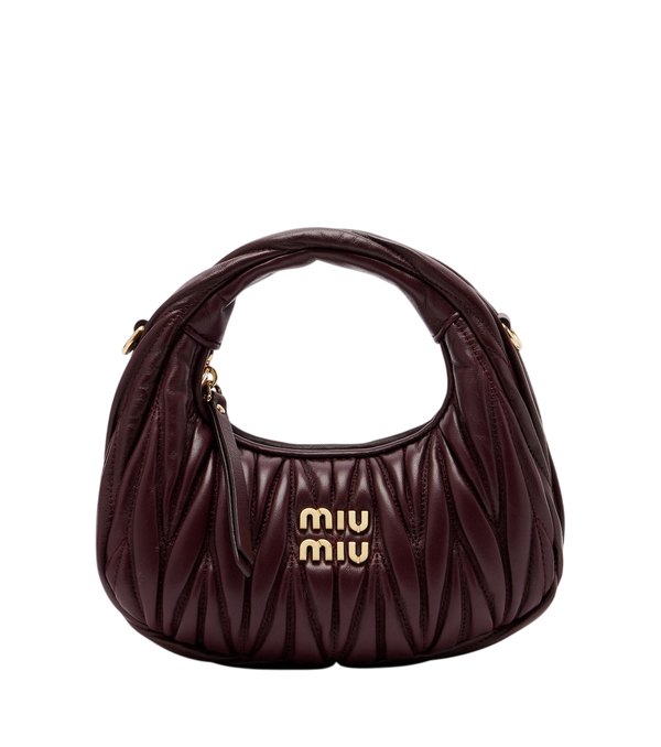 Miu Miu Borsa a mano Wander Mini in pelle trapuntata