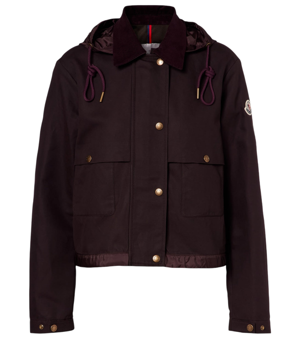Moncler Aconitum cotton and linen-blend jacket