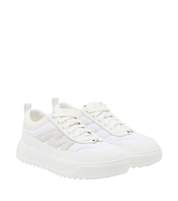 Moncler Altive leather-trimmed platform sneakers